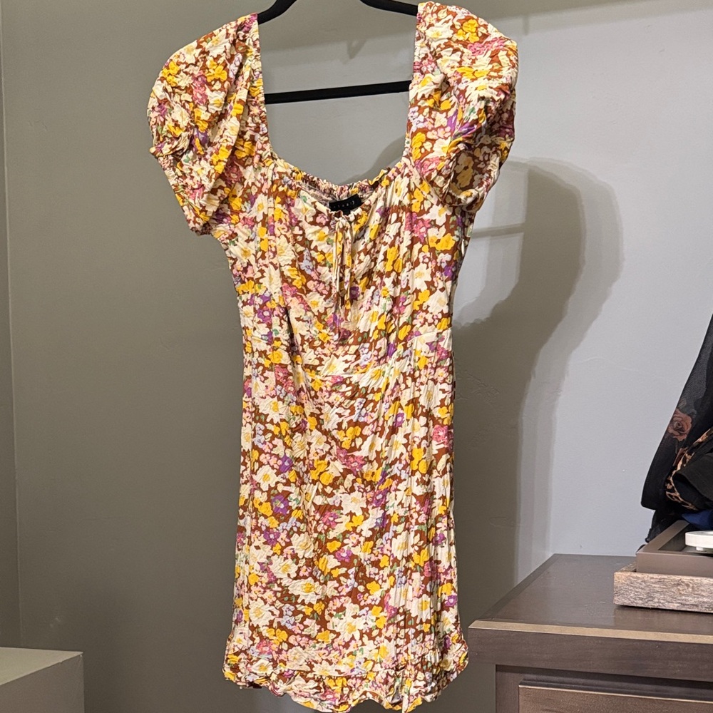 Sanctuary Multicolor Floral Mini Dress